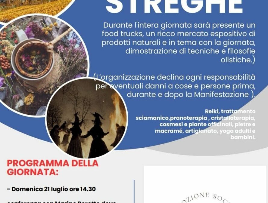 DOMENICA 21 LUGLIO: Le chiamavano streghe